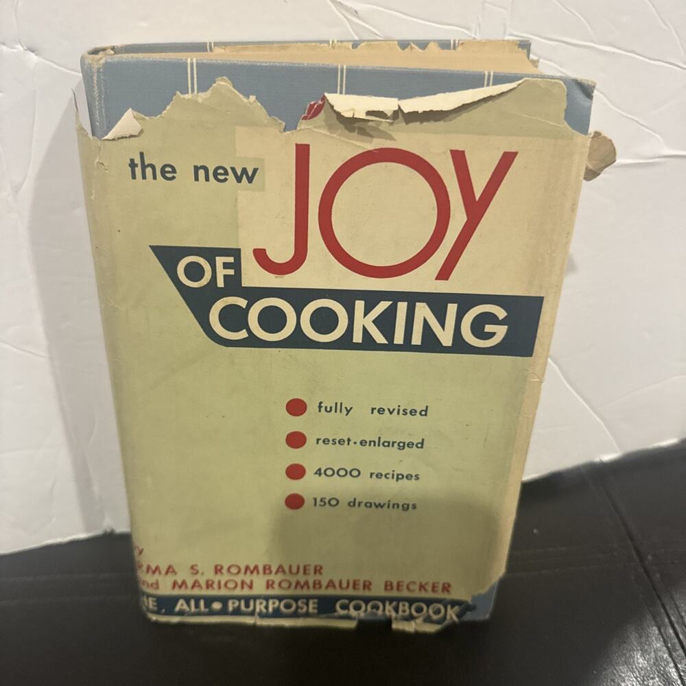 1953 The New Joy of Cooking Rombauer Becker Vintage Cookbook 4000 Recipes